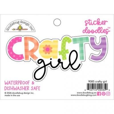 Doodlebug Color Me Crafty - Crafty Girl