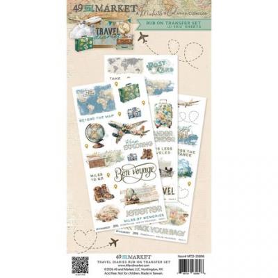 49 and Market Travel Diaries - Rub-On Transfers