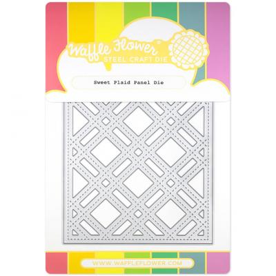 Waffle Flower Cutting Dies - Sweet Plaid Panel