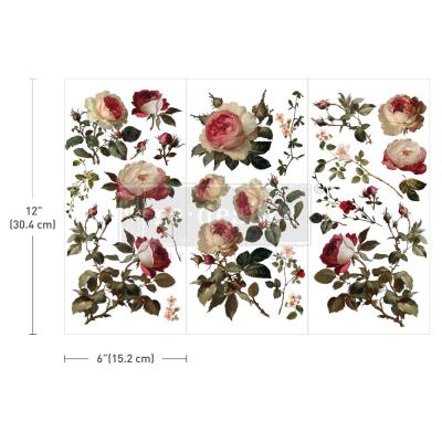 Prima Marketing Re-Design Small Transfers - Midnight Rose