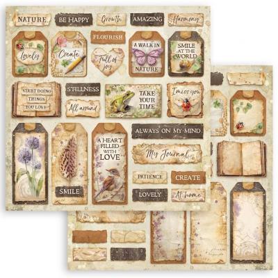 Stamperia All Around Designpapier - Tags
