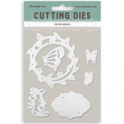 Stamperia All Around Cutting Die - For You Wreath