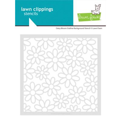 Lawn Fawn Lawn Clippings Coloring Stencils - Daisy Bloom