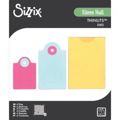 Sizzix Eileen Hull Die Set - Ephemera Pocket & Tags