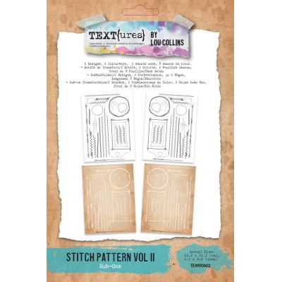 TEXT(ures) Dragonfly Dreams Rub-Ons - Stitch Pattern Vol II