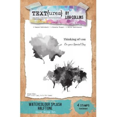 TEXT(ures) Dragonfly Dreams Stempel - Watercolour Splash Halftone