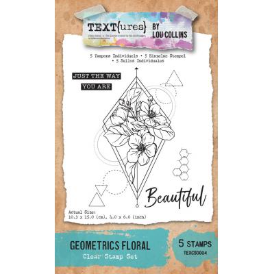 TEXT(ures) Dragonfly Dreams Stempel - Geometrics Floralby