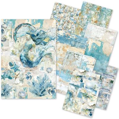 Ciao Bella Edge Of The Ocean - Craftmix Mixed Paper Pack