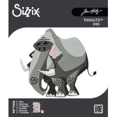 Sizzix Tim Holtz Colorize Thinlits - Clarence