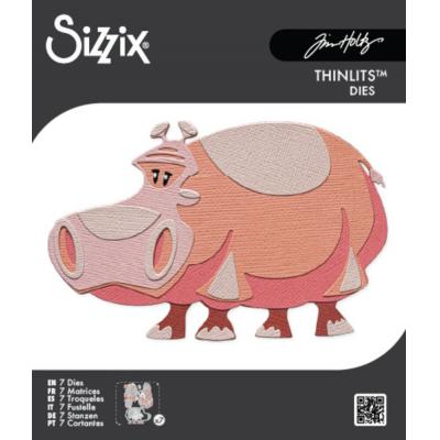 Sizzix Tim Holtz Colorize Thinlits - Bernice