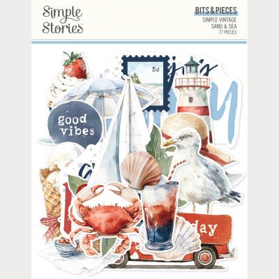Simple Stories Simple Vintage Sand & Sea - Bits & Pieces