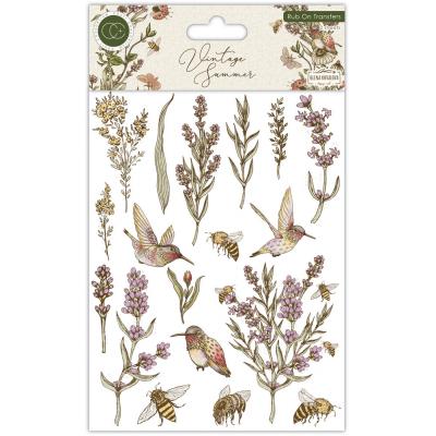 Craft Consortium Vintage Summer - Rub-on Transfers