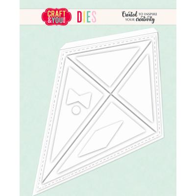 Craft & You Design Fun By The Sea Dies - Kite Base Card