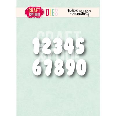 Craft & You Design Fun By The Sea Dies - Bubble Numbers