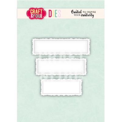 Craft & You Design Fun By The Sea Dies - Banners Old Frame