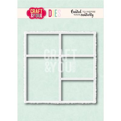 Craft & You Design Fun By The Sea Dies - Layout Old Frame