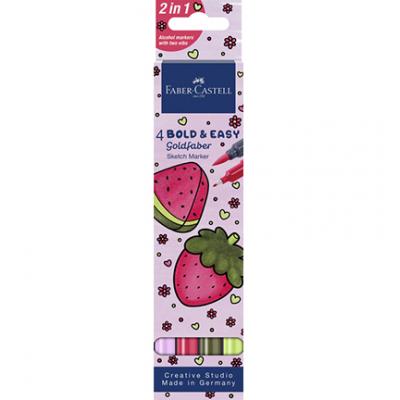 Faber Castell Goldfaber Sketch Marker Bold and Easy - World Of Fruits