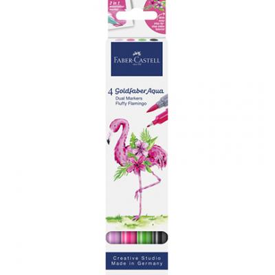 Faber Castell Goldfaber Aqua Dual Marker - Fluffy Flamingo