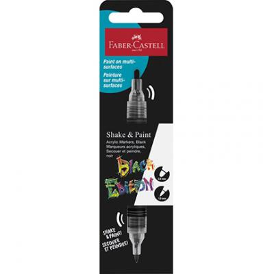 Faber Castell Acrylmarker Black Edition Shake & Paint - Black