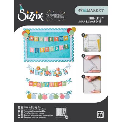 Sizzix 49 & Market Die Set - All About Banners