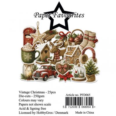 Paper Favourites Die-Cuts - Vintage Christmas