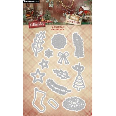 StudioLight Cottage Christmas Cutting Dies - Christmas Decorations