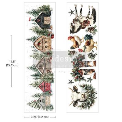 Prima Marketing Re-Design Luxe Transfers - Christmas On The Farm