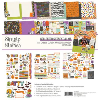 Simple Stories Say Cheese Classic Mouse Halloween - Collectors Essentials Kit