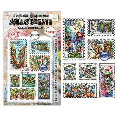 Aall and Create Postcards of Cheer Stempel - Postmarked Joy