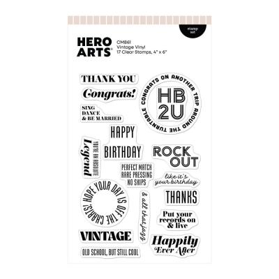 Hero Arts Vintage Vinyl Stempel