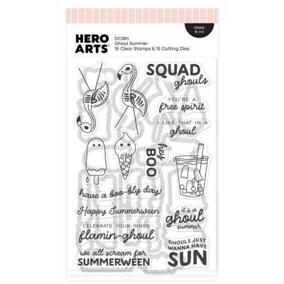 Hero Arts Summerween Stamp & Cut - Ghoul Summer