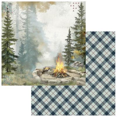 49 And Market Campfire Memories Designpapier - Campfire
