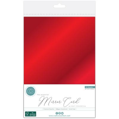 Craft Consortium The Essential Mirror Card - Red