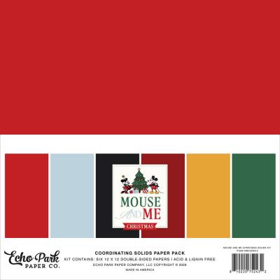 Echo Park Mouse And Me Christmas - Coordination Solids