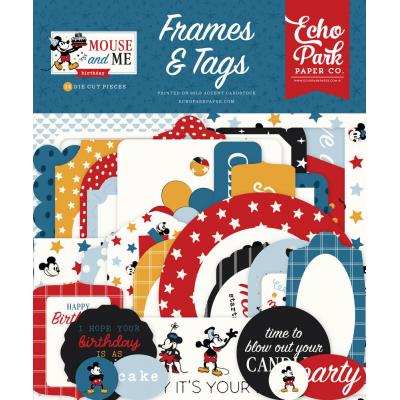 Echo Park Mouse And Me Birthday - Frames & Tags