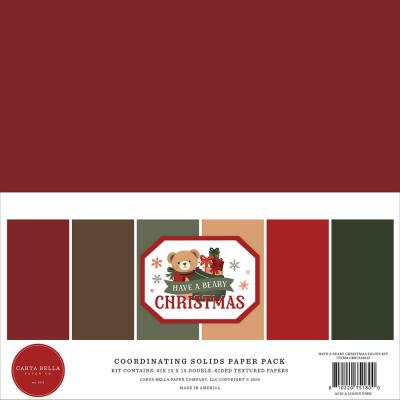 Carta Bella Have A Beary Christmas - Coordination Solids