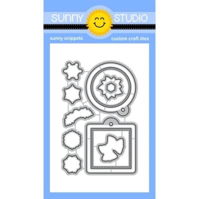 Sunny Studios Cutting Dies - Holiday Tags & Labels