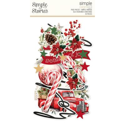 Simple Stories Simple Vintage Old-Fashioned Christmas - Simple Pages Pieces