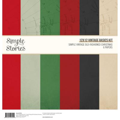Simple Stories Simple Vintage Old-Fashioned Christmas - Vintage Basics Kit