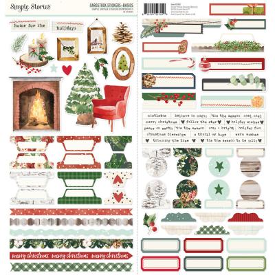 Simple Stories Simple Vintage Evergreen Memories - Cardstock Stickers Basics
