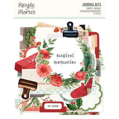 Simple Stories Simple Vintage Evergreen Memories - Journal Bits & Pieces
