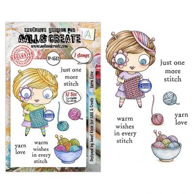 Aall and Create Creative Types Stempel - Yarn Love