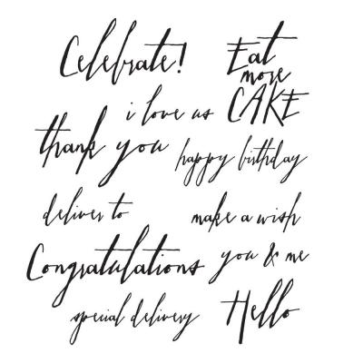 Stampers Anonymous Tim Holtz Stempel - Handwritten Sentiments
