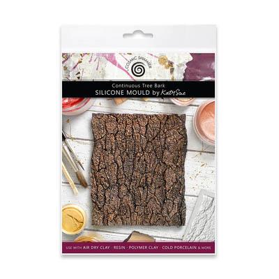 Katy Sue Designs Cosmic Shimmer Silicone Mould - Continuous Tree Bark