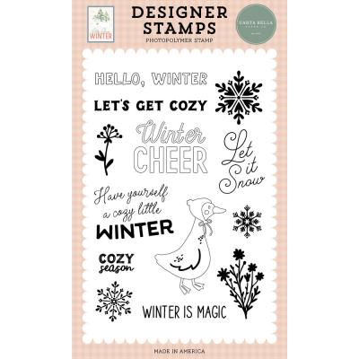 Carta Bella Silly Goose Winter Stempel - Winter Cheer