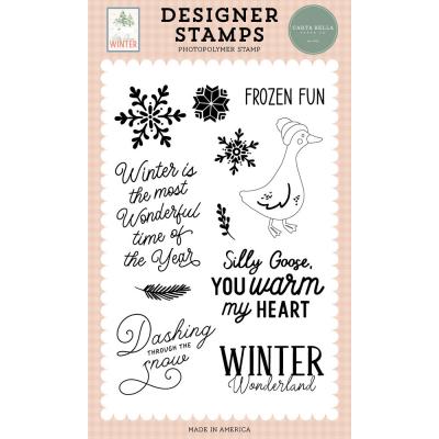 Carta Bella Silly Goose Winter Stempel - Frozen Fun