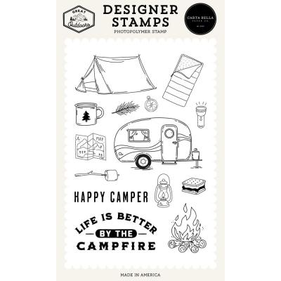 Carta Bella Great Outdoors Stempel - Camping Icons