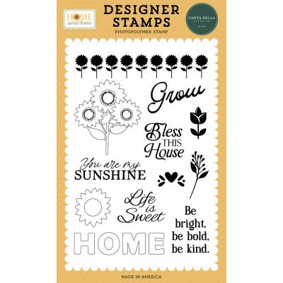 Carta Bella Home Sweet Home Stempel - Sunflower Strip