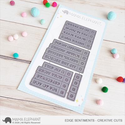 Mama Elephant Creative Cuts - Edge Sentiments