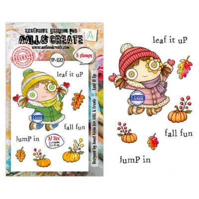 Aall and Create Fall Into Fall Stempel - Leaf It Up